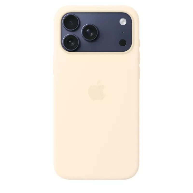 Silikona maciņš ar MagSafe Apple iPhone 17 Pro Max — vaniļas krāsa, piemērots 17,5 cm (6,9 collu) ekrānam