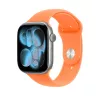 Sporta siksniņa Apple Watch 46mm — Clementine (oranža), izmērs S/M, plaukstas apkārtmērs 140–190 mm
