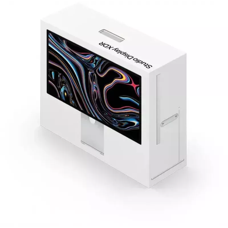 Monitors Apple Studio Display XDR — 27 collu 5K (5120×2880), LED, nano-tekstūras stikls, noliecamais un augstumā regulējamais statīvs, sudraba krāsa