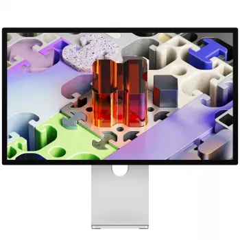 Monitors Apple Studio Display XDR — 27 collu 5K (5120×2880), LED, nano-tekstūras stikls, noliecamais un augstumā regulējamais statīvs, sudraba krāsa