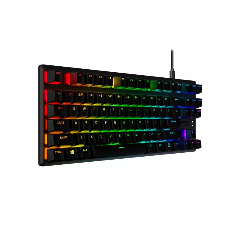 HyperX Alloy Origins Core PBT HX Aqua - mehāniskā spēļu tastatūra