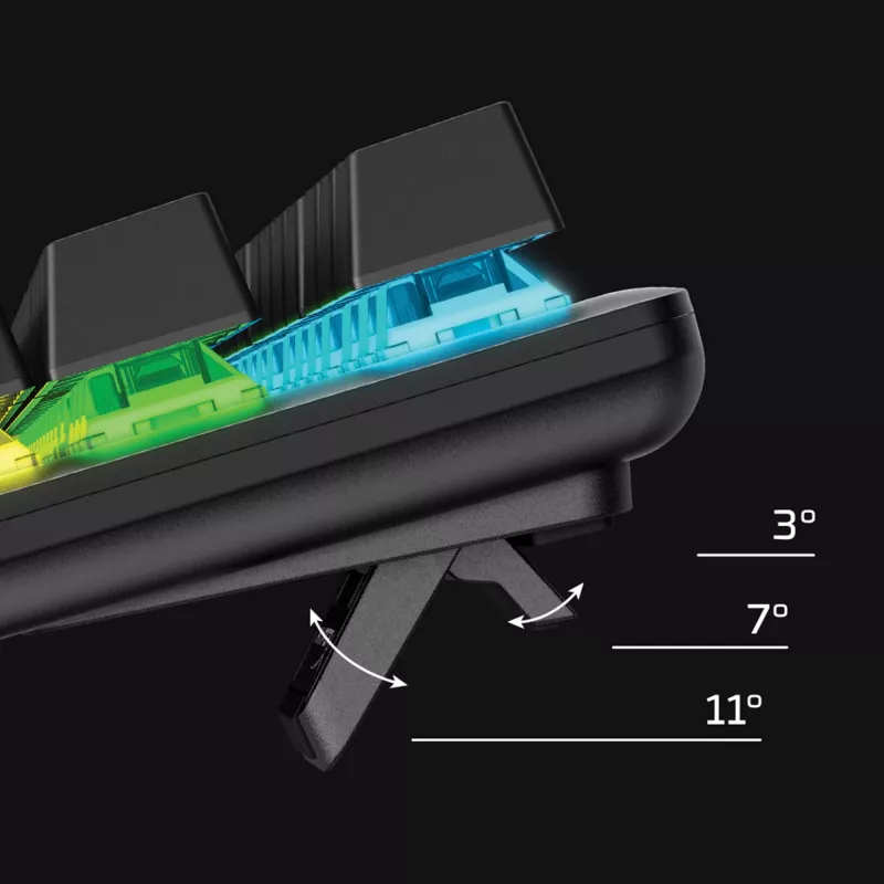 HyperX Alloy Origins Core PBT HX Aqua - mehāniskā spēļu tastatūra