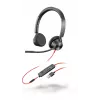 HP Poly Poly Blackwire 3325 USB-A austiņas, vadu, birojam/zvanu centram, 130 g, austiņas, melnas