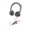 HP Poly Poly Melnswire 8225 Microsoft Teams sertificēta USB-C austiņa