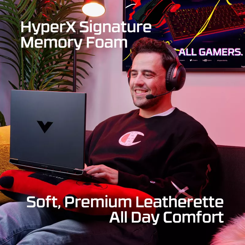 HyperX Cloud III Wireless - spēļu austiņas, melnas, Ķīna, apkārtauss, slēgtas, aktīva, 155 mm