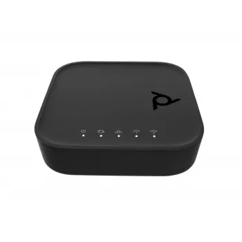 Balss porta adapteris POLY ATA 402 2FXS VoIP adapteris ar Open SIP, G.711/OPUS, līdzstrāvas barošanu, 100–240 V maiņstrāvas ieeju