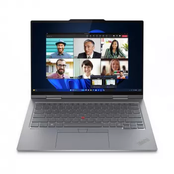 Lenovo ThinkPad X1 2-in-1 Gen 9 Intel Core Ultra 7 155U Hybrid (2-in-1) 35,6 cm (14 collas) Skārienjūtīgs WUXGA 16 GB LPDDR5x-SDRAM 512 GB SSD Wi-Fi 6E (802.11ax) Windows 11 Pro vācu pelēks