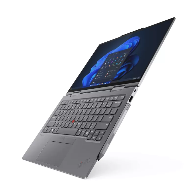 Lenovo ThinkPad X1 2-in-1 Gen 9 Intel Core Ultra 7 155U Hybrid (2-in-1) 35,6 cm (14 collas) Skārienjūtīgs WUXGA 16 GB LPDDR5x-SDRAM 512 GB SSD Wi-Fi 6E (802.11ax) Windows 11 Pro vācu pelēks