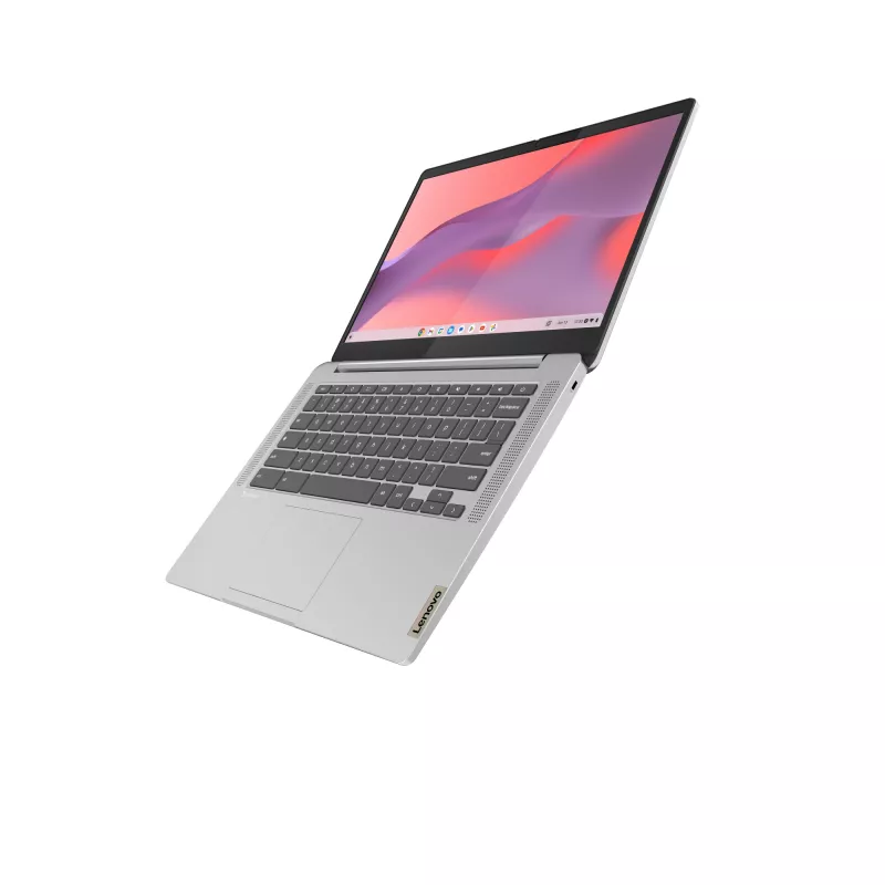 Lenovo IdeaPad plāns 3 Chrome 14M868 MediaTek Kompanio 520 Chromebook 35,6 cm (14 collas) Full HD 4 GB LPDDR4x-SDRAM 128 GB eMMC Wi-Fi 6 (802.11ax) ChromeOS Pelēks