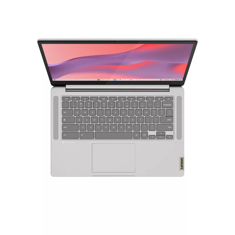 Lenovo IdeaPad plāns 3 Chrome 14M868 MediaTek Kompanio 520 Chromebook 35,6 cm (14 collas) Full HD 4 GB LPDDR4x-SDRAM 128 GB eMMC Wi-Fi 6 (802.11ax) ChromeOS Pelēks
