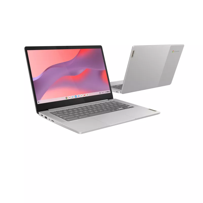 Lenovo IdeaPad plāns 3 Chrome 14M868 MediaTek Kompanio 520 Chromebook 35,6 cm (14 collas) Full HD 4 GB LPDDR4x-SDRAM 128 GB eMMC Wi-Fi 6 (802.11ax) ChromeOS Pelēks