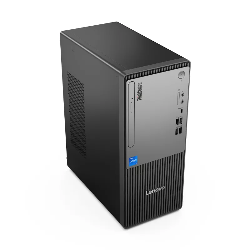 Lenovo ThinkCentre neo 50t Gen 5 Intel® Core™ i3 i3-14100 8 GB DDR5-SDRAM 256 GB SSD Windows 11 Pro Tornis PC Melns