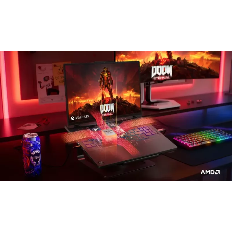 Klēpjdators Lenovo Legion Pro 5 16 WQXGA – AMD Ryzen 9 9955HX, 32GB RAM, 1TB SSD, NVIDIA RTX 5070 8GB, Windows 11 Home