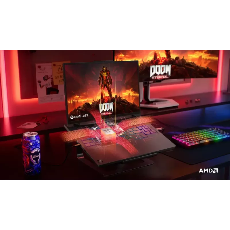 Klēpjdators Lenovo Legion Pro 5 16 WQXGA – AMD Ryzen 9 9955HX, 32GB RAM, 1TB SSD, NVIDIA RTX 5070 8GB, Windows 11 Home