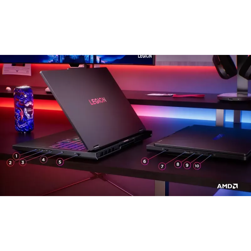 Klēpjdators Lenovo Legion Pro 5 16 WQXGA – AMD Ryzen 9 9955HX, 32GB RAM, 1TB SSD, NVIDIA RTX 5070 8GB, Windows 11 Home