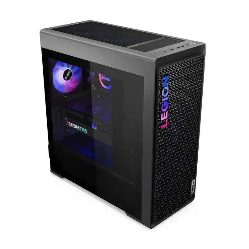 Galddators Lenovo Legion T7 34IAS10 – Intel Core Ultra 7 265KF 20 kodolu, 64 GB DDR5, 2 TB PCIe 4.0 SSD, NVIDIA GeForce RTX 5070 Ti, Storm pelēka