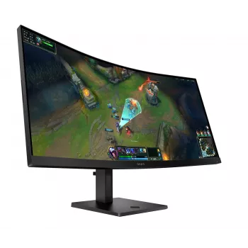 HP OMEN LCD 34c G2 curved VA 34 86,4 cm WQHD 3440x1440 1ms 185 Hz 400 nits2xHDMIDPVESA datora monitors 86,4 cm (34 collas) 3440 x 1440 pikseļi Wide Quad HD Melns