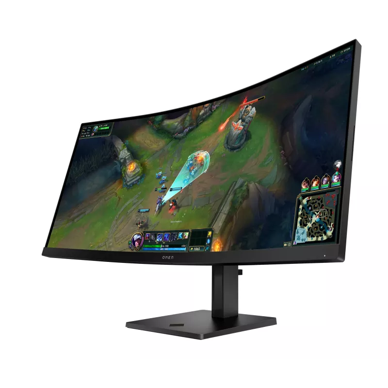 HP OMEN LCD 34c G2 curved VA 34 86,4 cm WQHD 3440x1440 1ms 185 Hz 400 nits2xHDMIDPVESA datora monitors 86,4 cm (34 collas) 3440 x 1440 pikseļi Wide Quad HD Melns