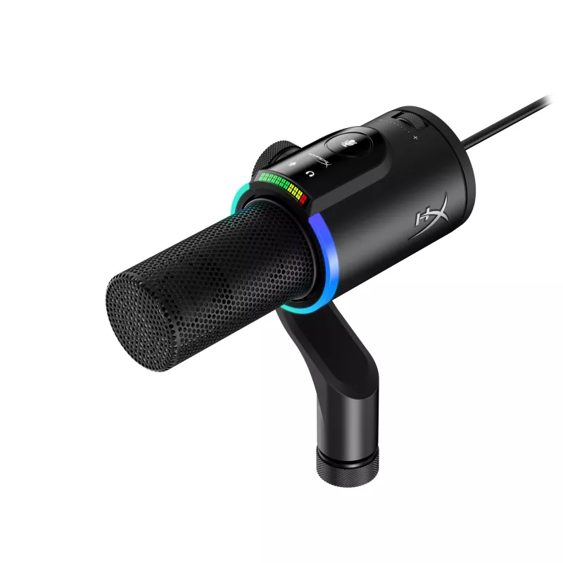 HyperX FlipCast - USB/XLR dinamiskais mikrofons (melns), Dinamiskais mikrofons, -10 dB, 20 - 20000 Hz, 0,05%, 1 Ω, 192 kHz