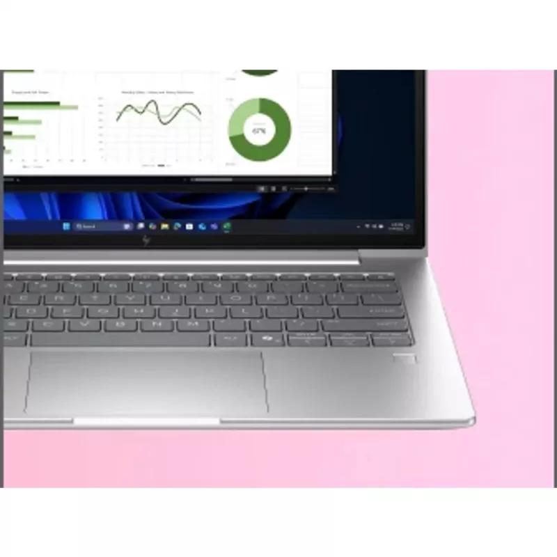 HP EliteBook 6 G1i Intel Core Ultra 5 225U klēpjdators 35,6 cm (14 collas) WUXGA 16 GB DDR5-SDRAM Wi-Fi 7 (802.11be) Windows 11 Pro AI PC sudraba krāsā