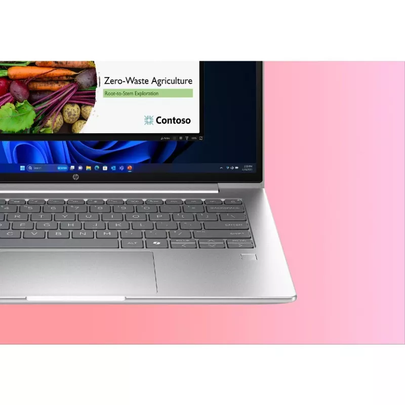 HP ProBook 4 G1iR Intel Core 5 120U Portatīvais dators 35,6 cm (14 collas) WUXGA 16 GB DDR5-SDRAM Wi-Fi 6E (802.11ax) Windows 11 Pro Sudraba