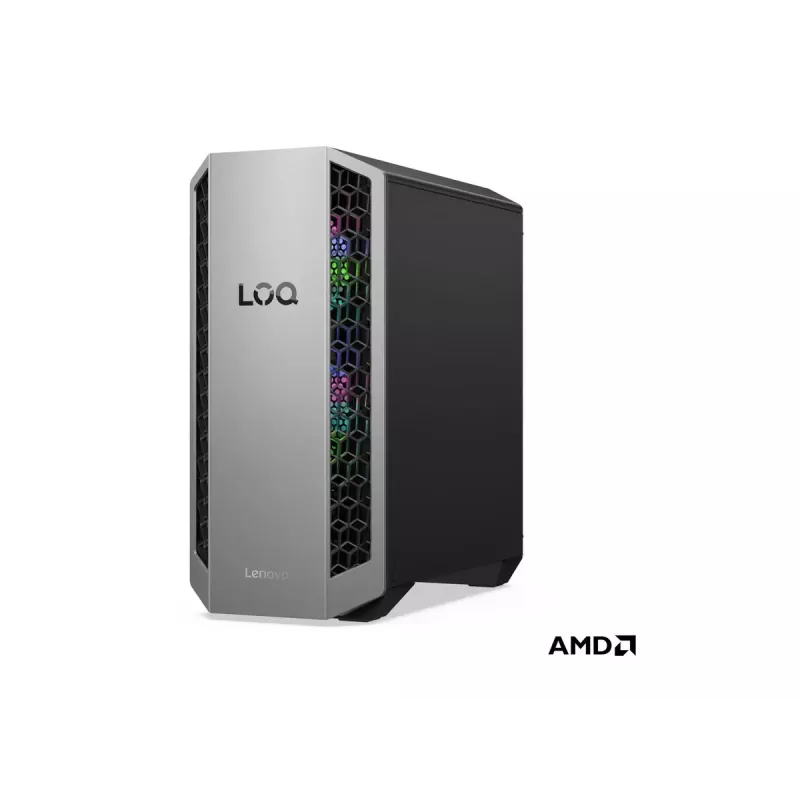 Galddatora tornis Lenovo LOQ 26ADR10 — AMD Ryzen 7 8745HX, 32 GB DDR5 (2×16 GB), 1 TB, NVIDIA GeForce RTX 5060 Ti, Windows 11 Home