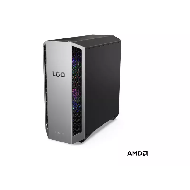 Galddatora tornis Lenovo LOQ 26ADR10 — AMD Ryzen 7 8745HX, 32 GB DDR5 (2×16 GB), 1 TB, NVIDIA GeForce RTX 5060 Ti, Windows 11 Home