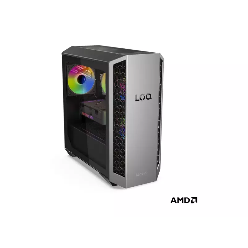Galddatora tornis Lenovo LOQ 26ADR10 — AMD Ryzen 7 8745HX, 32 GB DDR5 (2×16 GB), 1 TB, NVIDIA GeForce RTX 5060 Ti, Windows 11 Home