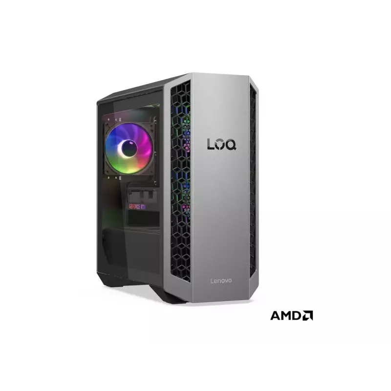 Galddatora tornis Lenovo LOQ 26ADR10 — AMD Ryzen 7 8745HX, 32 GB DDR5 (2×16 GB), 1 TB, NVIDIA GeForce RTX 5060 Ti, Windows 11 Home