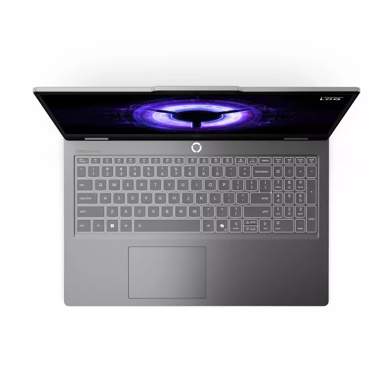 Lenovo LOQ Essential 15IRX11 Intel® Core™ i5 i5-13450HX klēpjdators 39,6 cm (15,6 collas) Full HD 16 GB DDR5-SDRAM 1 TB SSD NVIDIA GeForce RTX 5060 Wi-Fi 6 (802.11ax) Windows 11 Home vācu pelēks