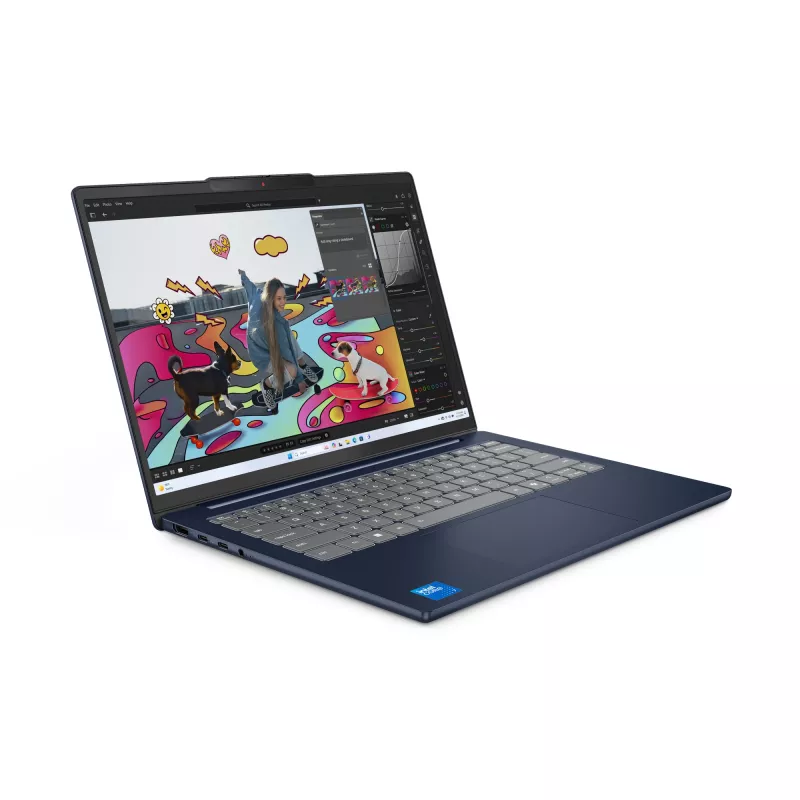 Lenovo IdeaPad plāns 5 14AKP10 Copilot+ PC AMD Ryzen™ AI 5 330 klēpjdators 35,6 cm (14 collas) WUXGA 16 GB DDR5-SDRAM 512 GB SSD Wi-Fi 7 (802.11be) Windows 11 Home vācu valoda zils