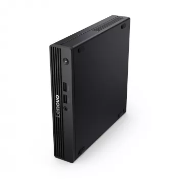 Mini PC Lenovo V100q 13GG Tiny Intel N100, 8GB DDR5 RAM, 256GB SSD, Wi‑Fi 6, vācu tastatūra, melns