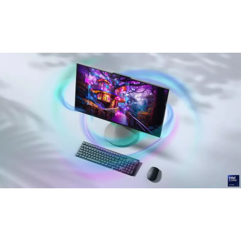 Viss-vienā galddators Lenovo Yoga AIO 9 27IAH10 — 27 collu QHD, Intel Core Ultra 7 255H, 16GB LPDDR5x, 1TB SSD, Intel Arc 140T, Windows 11 Home