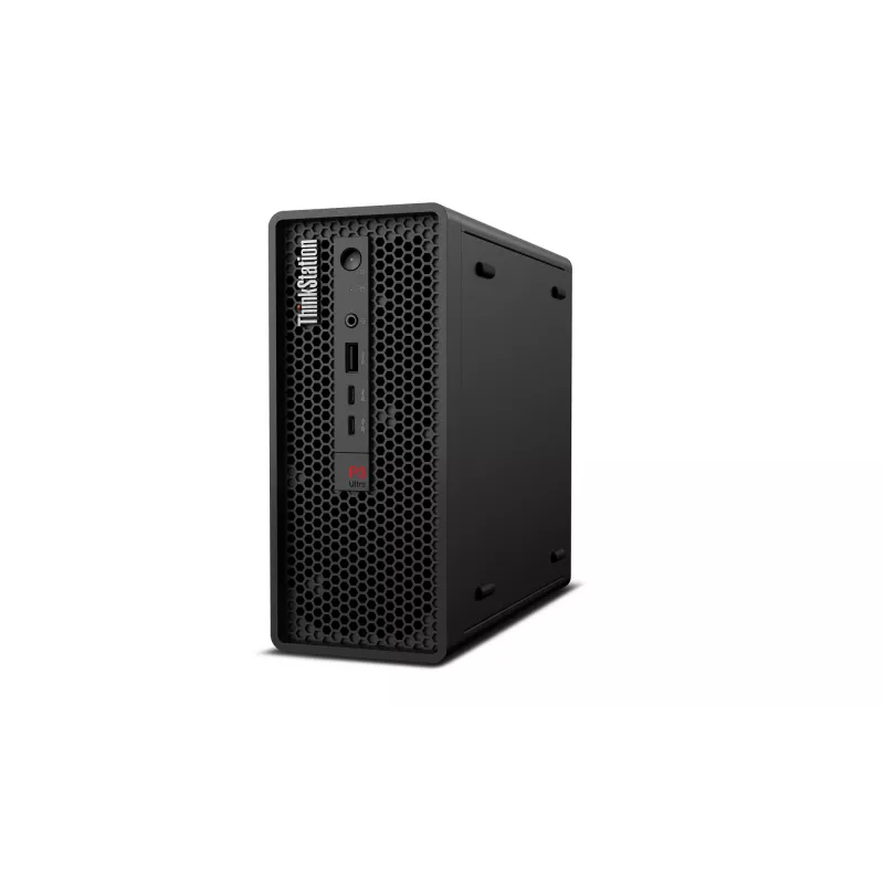 Lenovo ThinkStation P3 Ultra SFF Gen 2 Intel Core Ultra 7 265 32 GB DDR5-SDRAM 1 TB SSD NVIDIA RTX A400 Windows 11 Pro Workstation Melns