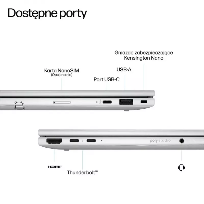 HP EliteBook 8 Flip G1i 13 Ultra klēpjdators — 13,3 collu WUXGA skārienjūtīgs IPS 400 nits, Ryzen 7 255U, 32 GB LPDDR5x-7500, 1 TB SSD, Intel Arc kamera, 62 Wh, Windows 11 Pro
