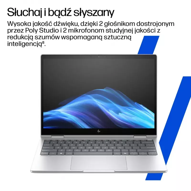 HP EliteBook 8 Flip G1i 13 Ultra klēpjdators — 13,3 collu WUXGA skārienjūtīgs IPS 400 nits, Ryzen 7 255U, 32 GB LPDDR5x-7500, 1 TB SSD, Intel Arc kamera, 62 Wh, Windows 11 Pro