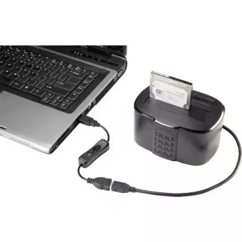 USB kabelis Renkforce RF-3322982 0.25m USB A Melns
