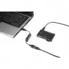 USB kabelis Renkforce RF-3322982 0.25m USB A Melns