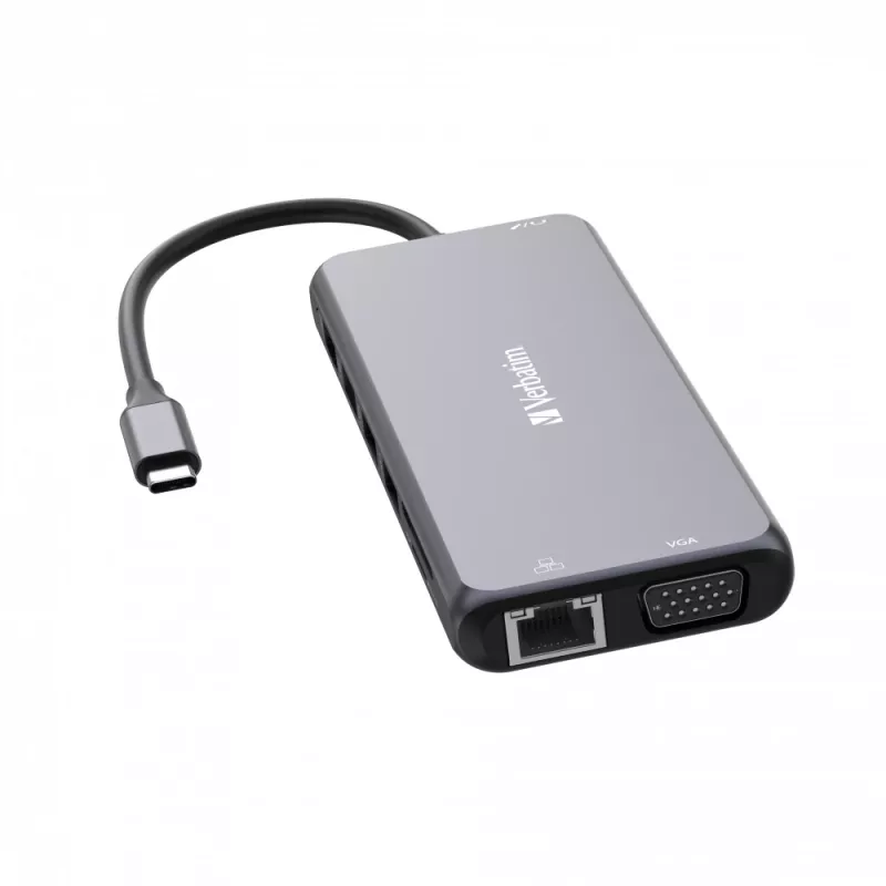 Verbatim CMH-14 USB Type-C 5000 Mbit/s Sudraba