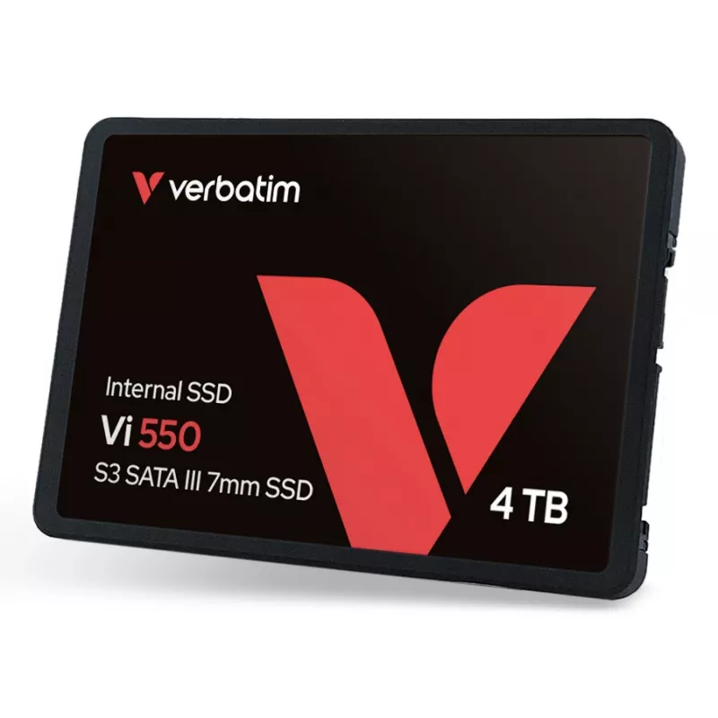 Verbatim Vi550 S3 SSD 4TB, 4 TB, 2.5 collas, 510 MB/s, 6 Gbit/s