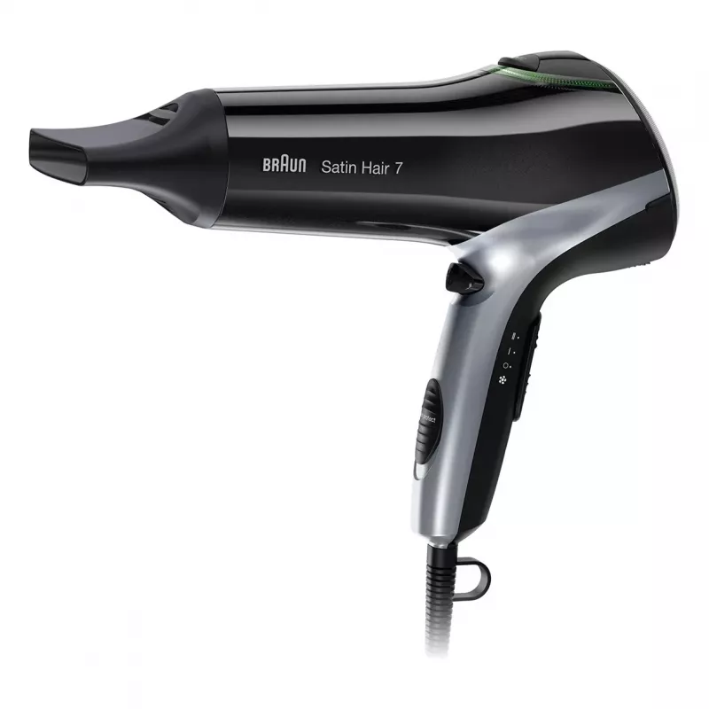 Braun HD710 matu žāvētājs 2200 W Melns, Sudraba