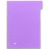 Elba Oxford sadalītāji 400005445 — A4 polipropilēna (PP), dažādas krāsas, 6 gab., 227×300 mm