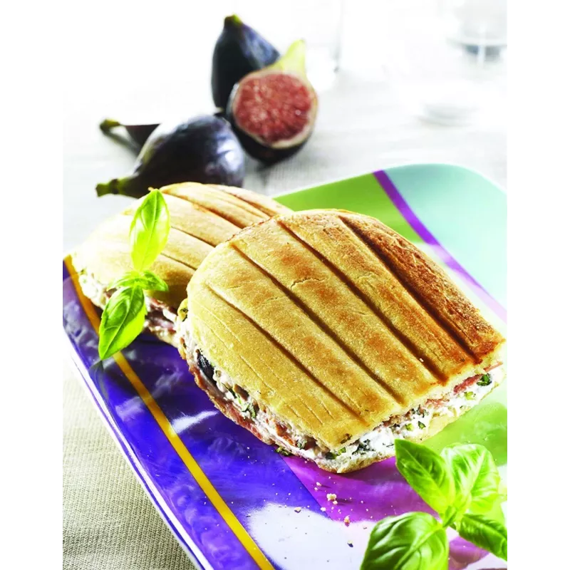 Rezerves plāksne Tefal XA800112 Snack Collection/SnackTime — melna, 242×155×44 mm, 2 gab. iepakojumā