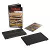 Rezerves plāksne Tefal XA800512 Snack Collection / SnackTime, melna, 242×155×44 mm, iepakojumā 2 gab.