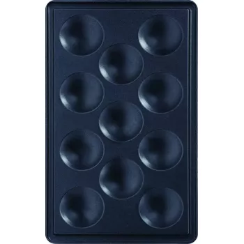 Tefal XA801212 mini uzkodu šķīvji, melni