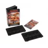 Maināmā plāksne Tefal XA801512 melna Snack Collection, 242×155×44 mm, 2 gab.