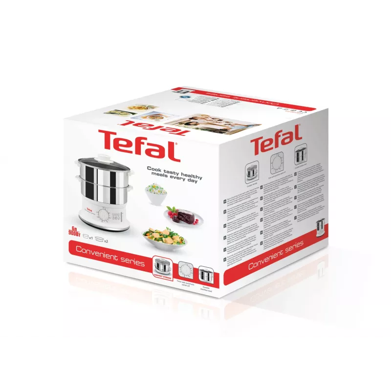 Tefal VC1451 tvaika katls 2 grozi Brīvi stāvošs 900 W Balts, Nerūsējošais tērauds