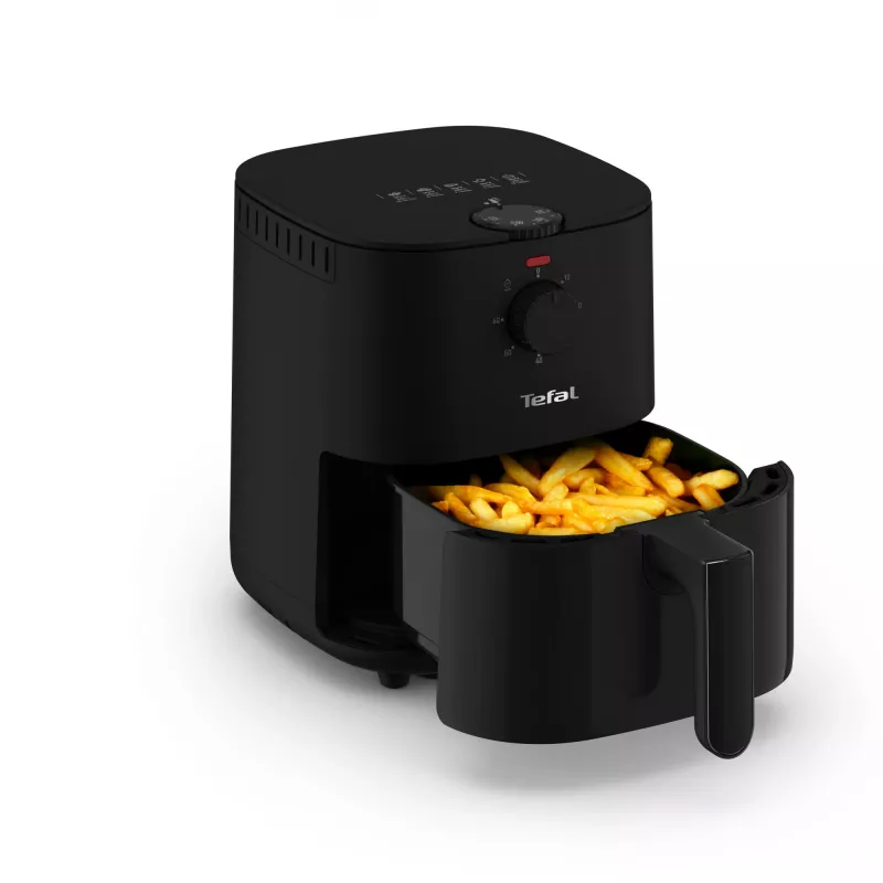 Tefal Easy Fry EY1308 Viena 3,5 L Atsevišķi stāvoša 1030 W Karstā gaisa fritieris Melns