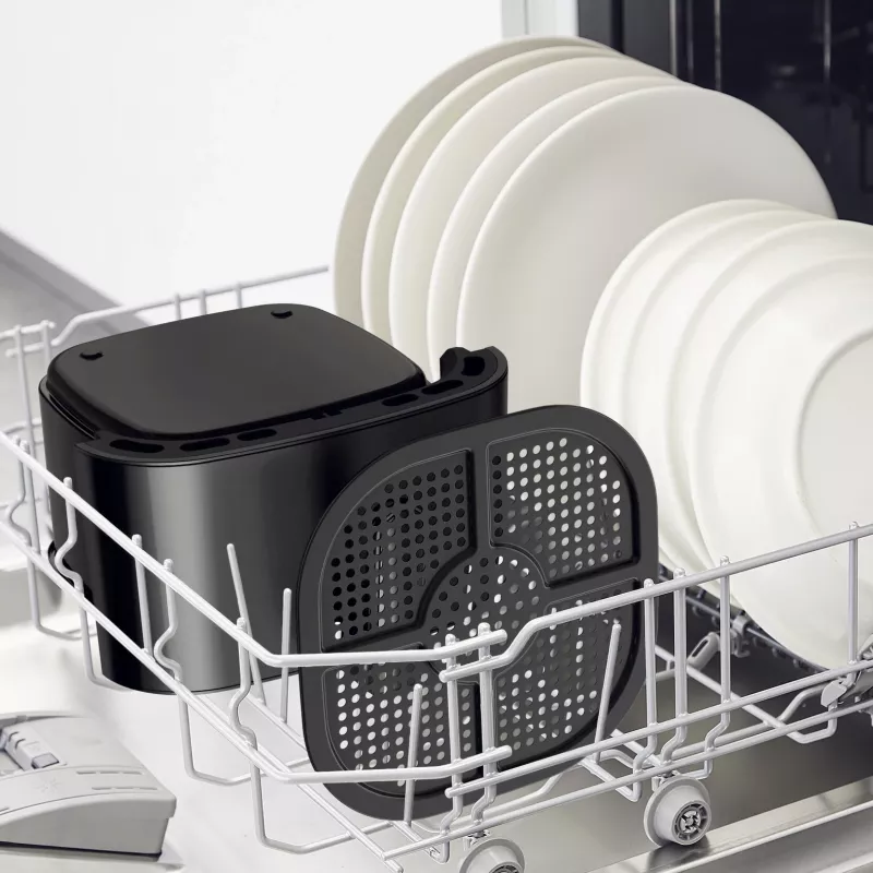 Tefal Easy Fry EY1308 Viena 3,5 L Atsevišķi stāvoša 1030 W Karstā gaisa fritieris Melns
