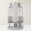 Tefal Glass Kettle KI605B30 electric kettle 1.7 L 2200 W pelēka, Silver, Transparent